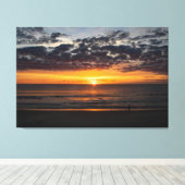 日失ったの出で キャンバスプリント (インサイチュ (ウッドフロア))