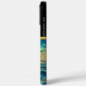 日威厳のあるの入った海を眺め鮮やかる鷲 Case-Mate iPhoneケース (裏面 / 左)