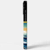 日威厳のあるの入り時に海に止まるワシ Case-Mate iPhoneケース (裏面 / 左)