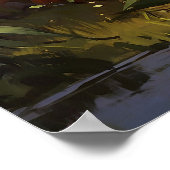 日威厳のある没の虎 ポスター (角)