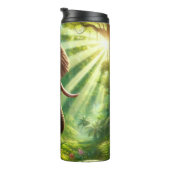 日威厳のある照ジャングルの象 タンブラー (回転右)