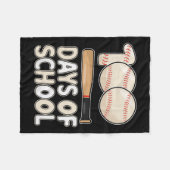 日子供へ100日目 フリースブランケット (正面(横))