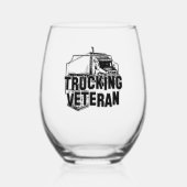 日射病 ステムなしワイングラス (正面)