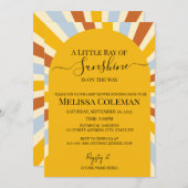 日差しが少し進んでいる 招待状 (正面/裏面)