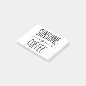 日差しとコーヒー ポストイット (アングル)