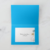 日差しのヒマワリ畑 カード (内部)