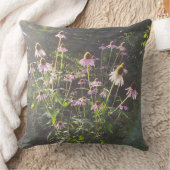 日差しの中のエキナセアの花 クッション (ブランケット)