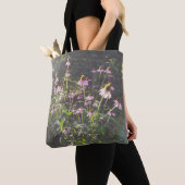 日差しの中のエキナセアの花 トートバッグ (クローズアップ)