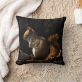 日差しの中のリス クッション (ブランケット)