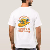 日差しは最良の薬 | ビタミンDと海風 Tシャツ (裏面)