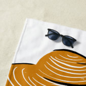 日差し-青水着 ビーチタオル (インサイチュ)