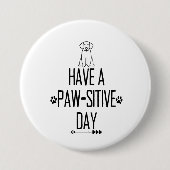 日帰りボタンを押す 缶バッジ (正面)