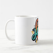 日常で喜びを見いだす幸福の追求 コーヒーマグカップ (左)