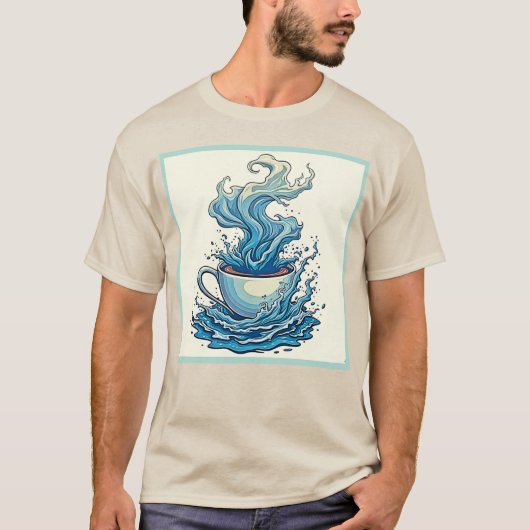 日常のカップを超えて Tシャツ (正面)