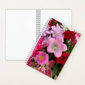 日常のノート用の花束 ノートブック (内側)