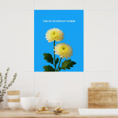 日常の中で喜びを見いだす ポスター (キッチン)