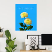 日常の中で喜びを見いだす ポスター (ホームオフィス)