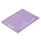 日常の信仰 – 女カスタム性の諺ノートブック ノートブック (左側)