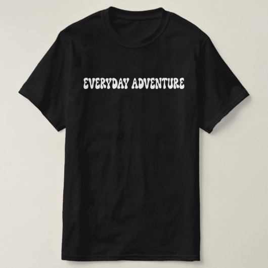 日常の冒険 Tシャツ (デザイン正面)