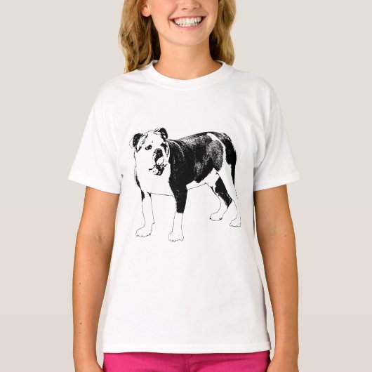 日常の散歩、フレンドリーな犬のTシャツ Tシャツ (正面)