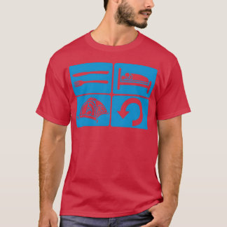 日常の繰り返し荒野キャンプファミリー Tシャツ