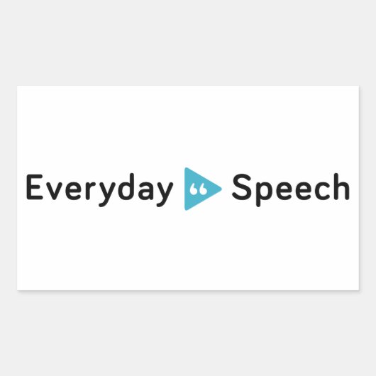 日常会話の基本 長方形シール (正面)