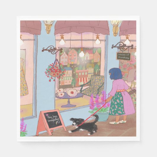 日常使いと特別なイベントのナプキン スタンダードランチョンナプキン (正面)