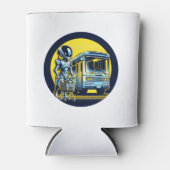 日常生活でのSci-Fi -おもしろいエイリアン&ロボットデザイン 缶クーラー (正面)