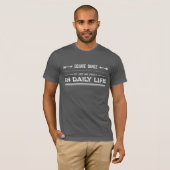 日常生活のオアシス(白プリント) Tシャツ (正面フル)