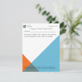 日常的な中断時カード (スタンド正面)