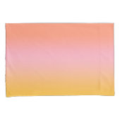 日当たりのグラデーション良いグラデーション桃ピンク 枕カバー (正面右)