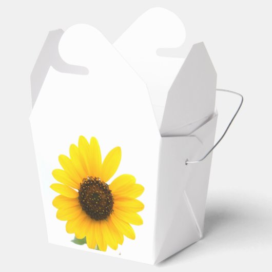 日当たりの良いひまわりトリートボックス フェイバーボックス (オープン)