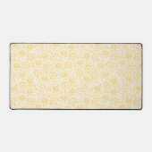 日当たりの良いひまわり模様 デスクマット (正面)