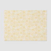 日当たりの良いひまわり模様 薄葉紙 (正面)