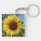 日当たりの良いひまわり キーホルダー (裏面)