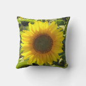 日当たりの良いひまわり クッション (裏面)