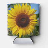 日当たりの良いひまわり 缶クーラー (正面)