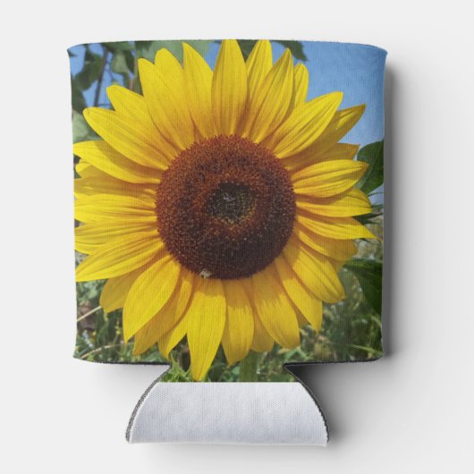 日当たりの良いひまわり 缶クーラー (裏面)