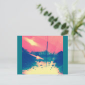 日当たりの良いイチゴ地下 ポストカード (スタンド正面)