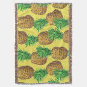 日当たりの良いパイナップル スローブランケット (正面縦)