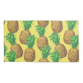 日当たりの良いパイナップル 枕カバー (裏面-左)