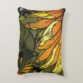 日当たりの良いヒマワリ屋外ピラー アクセントクッション (裏面(縦))