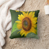 日当たりの良いヒマワリ枕 クッション (ブランケット)