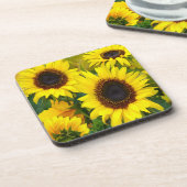 日当たりの良いヒマワリ コースター (左側)