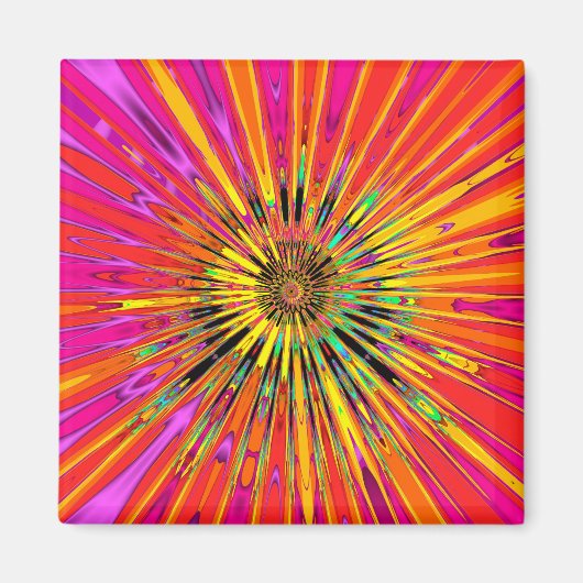 日当たりの良いフラクタル マグネット (正面)