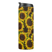 日当たりの良い大きなひまわりパターン タンブラー (回転右)