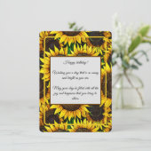 日当たりの良い大きなひまわり シーズンカード (スタンド正面)