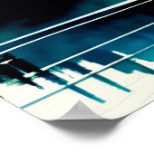 日当たりの良い斜面：パノ絵を描ラノラ ポスター (角)