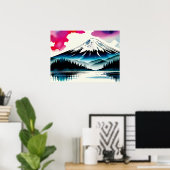 日当たりの良い斜面：パノ絵を描ラノラ ポスター (ホームオフィス)