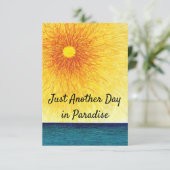 日当たりの良い日手引きグリーティングカード (スタンド正面)